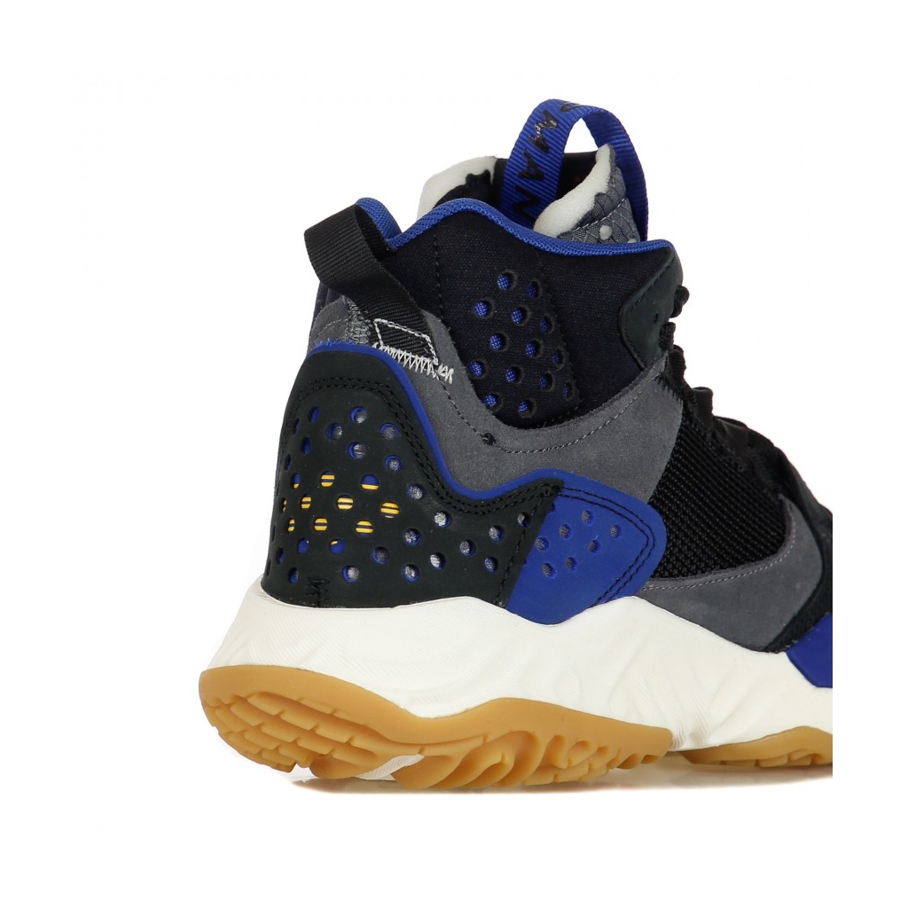 scarpa alta uomo jordan delta mid BLACK/GYM RED/DARK GREY/STORM BLUE