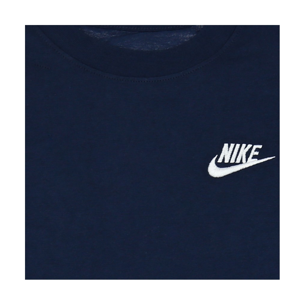 maglietta ragazzo sportswear tee futura OBSIDIAN/WHITE