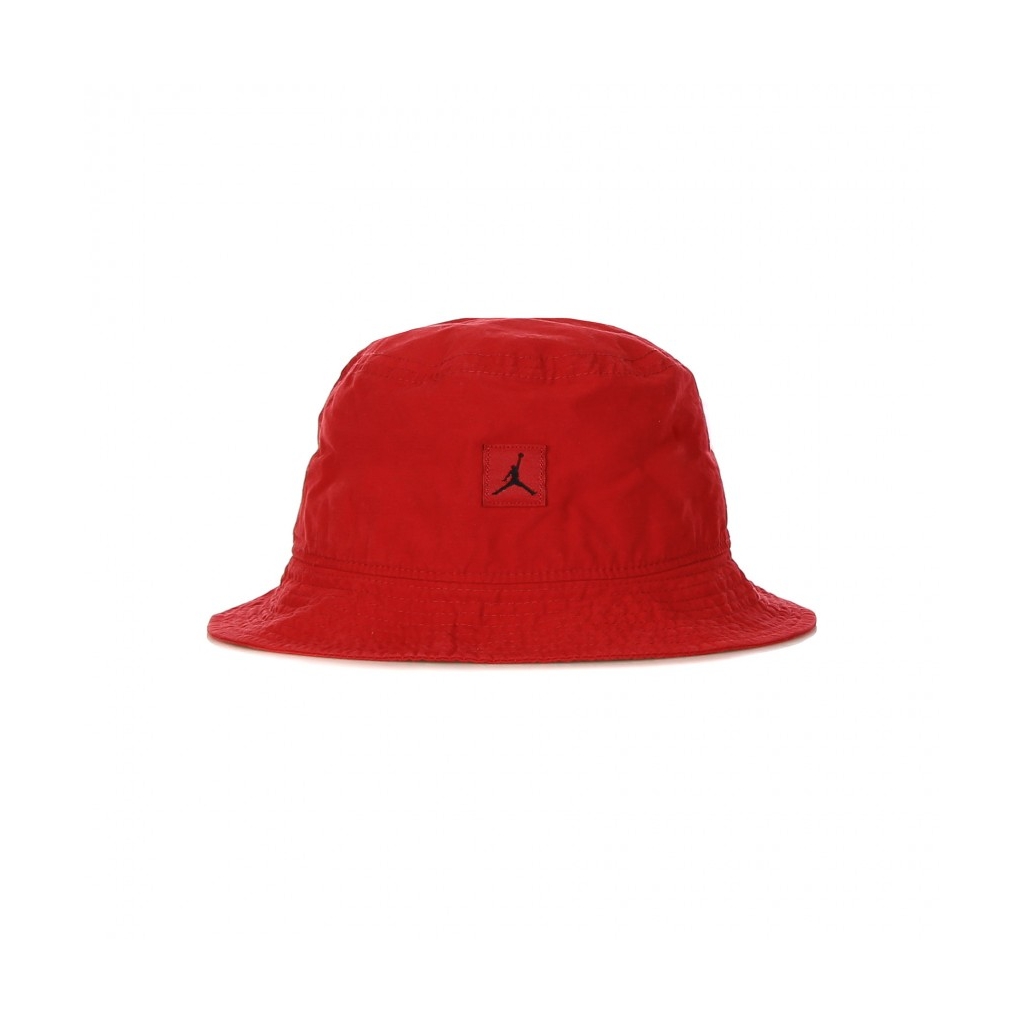 cappello da pescatore uomo jordan bucket jumpman washed cap GYM RED/BLACK