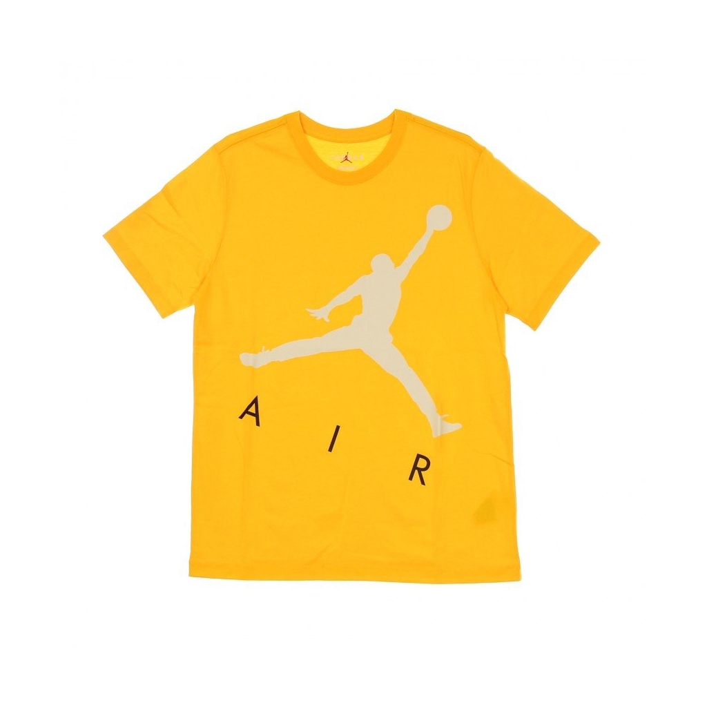 maglietta uomo jumpman air hybrid crew UNIVERSITY GOLD/BEACH