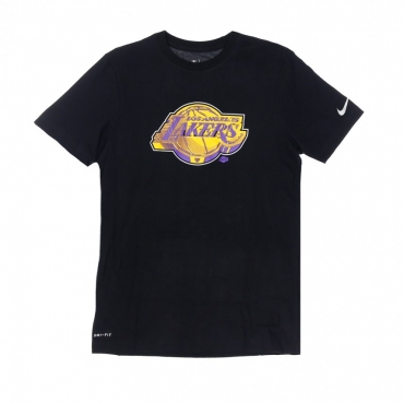 maglietta uomo nba dry tee essential chrome logo loslak BLACK