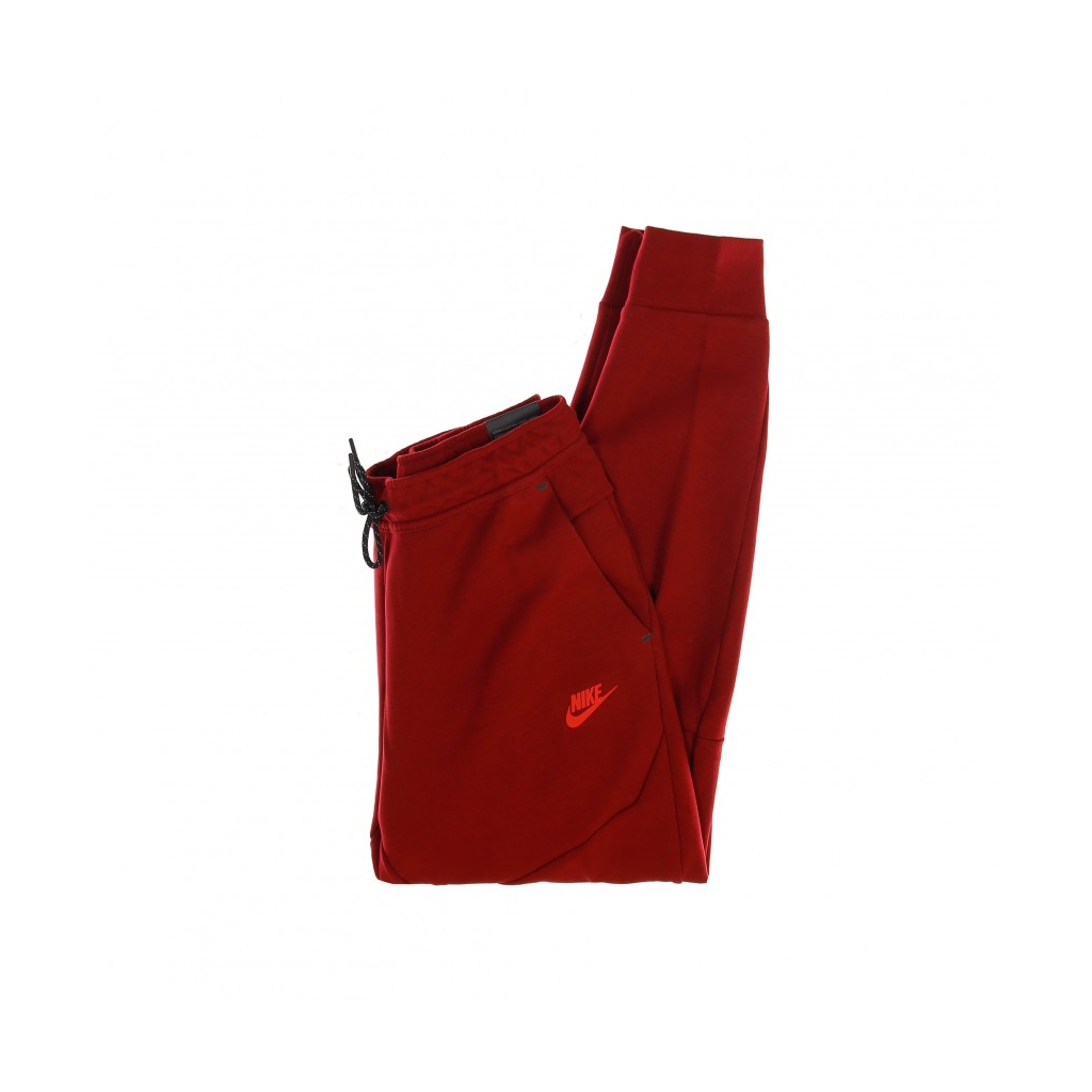 pantalone tuta leggero uomo sportswear tech fleece TEAM RED/UNIVERSITY RED