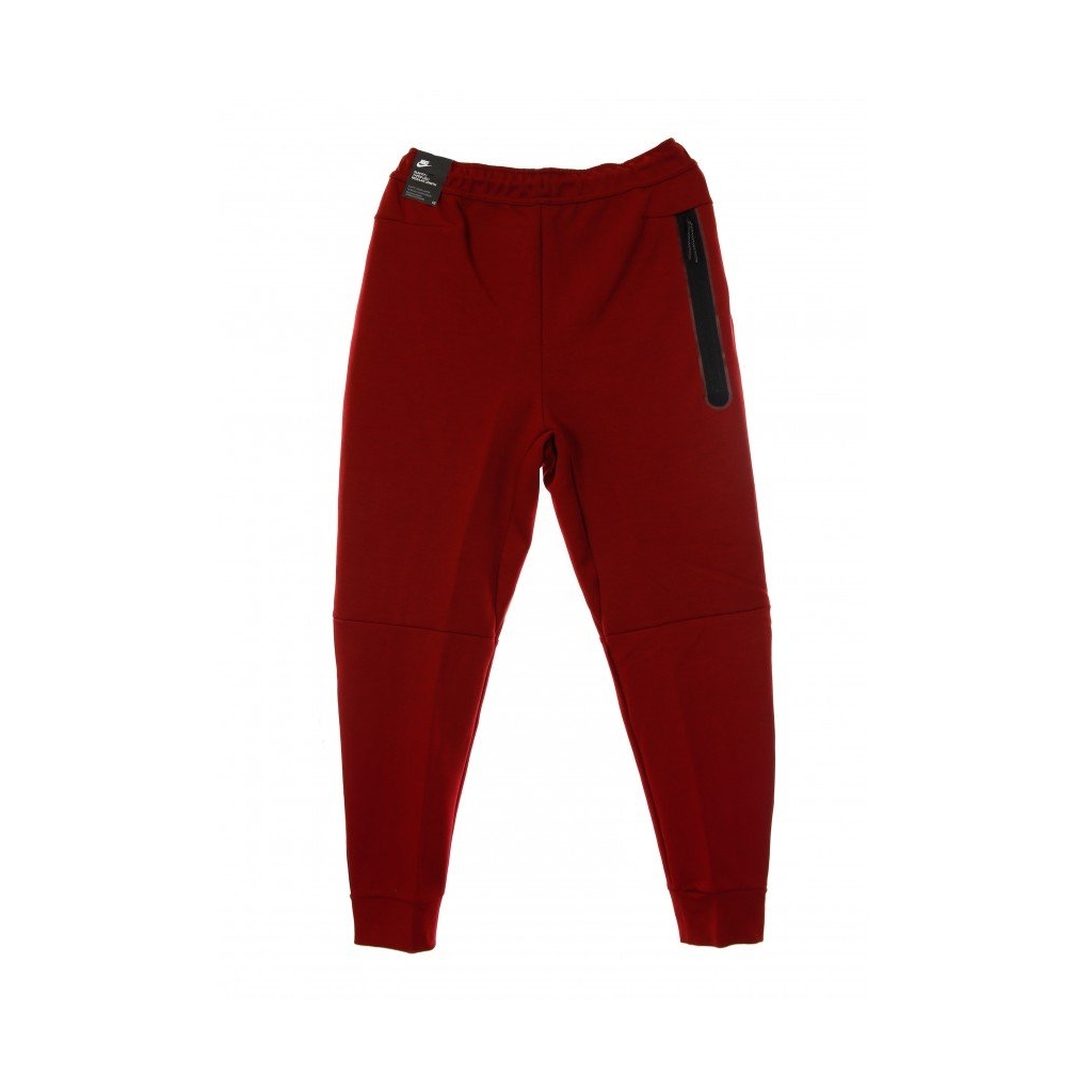 pantalone tuta leggero uomo sportswear tech fleece TEAM RED/UNIVERSITY RED