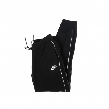 pantalone tuta leggero donna w sportswear millenium essential fleece mr jogger BLACK/WHITE