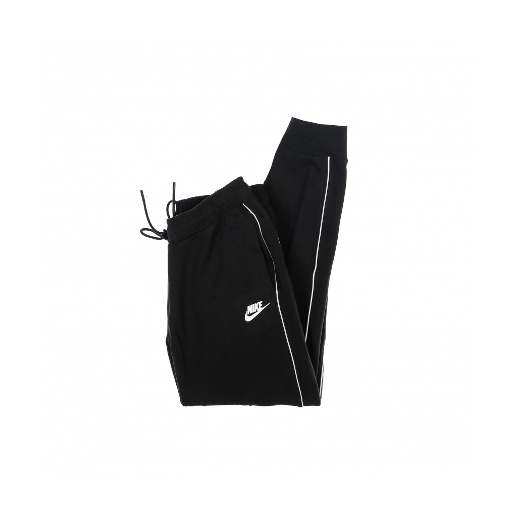 pantalone tuta leggero donna w sportswear millenium essential fleece mr jogger BLACK/WHITE