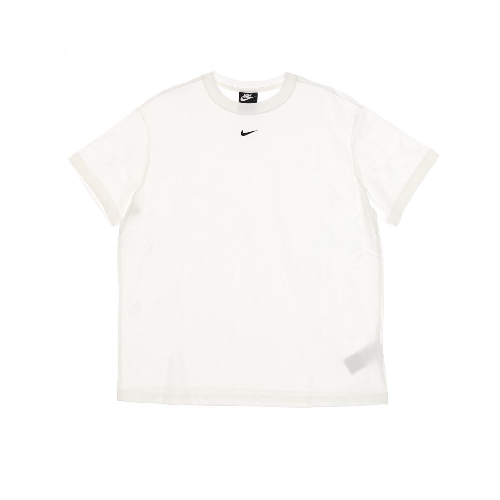 maglietta donna sportswear essential top WHITE/BLACK