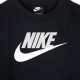felpa girocollo ragazzo b sportswear club hybrid crew BLACK