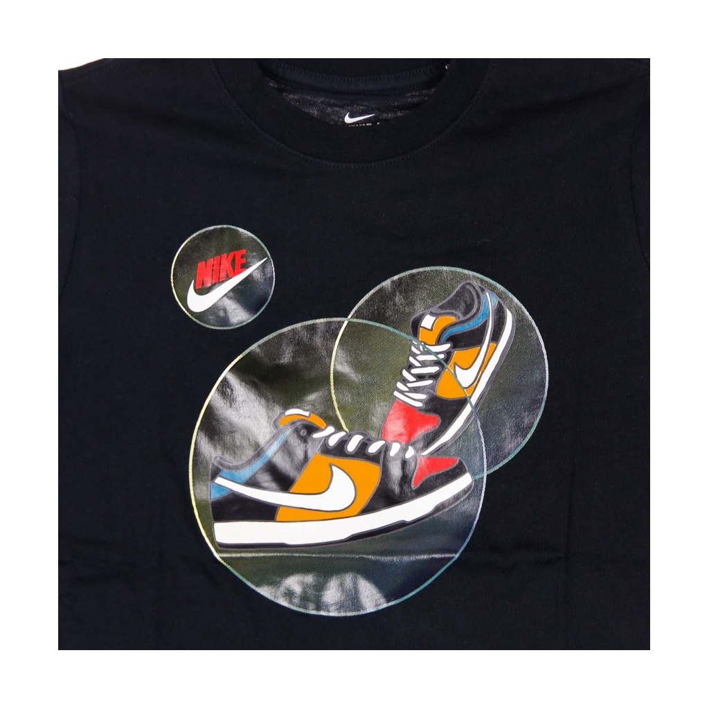 maglietta bambino u sportswear tee dunk bubble BLACK