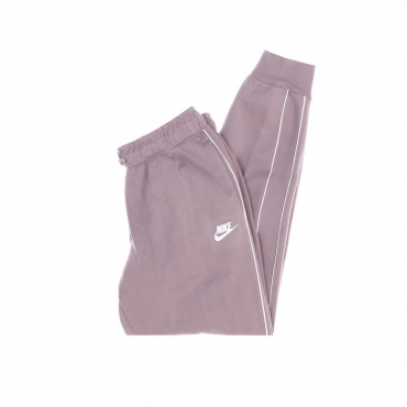 pantalone tuta leggero donna w sportswear millenium essential fleece mr jogger PURPLE SMOKE/WHITE