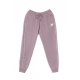 pantalone tuta leggero donna w sportswear millenium essential fleece mr jogger PURPLE SMOKE/WHITE