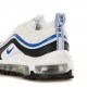 scarpa bassa ragazzo air max 97 gs WHITE/SIGNAL BLUE/BLACK/PURE PLATINUM