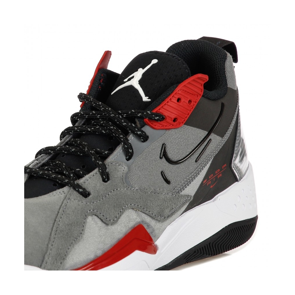scarpa alta uomo jordan zoom 92 SMOKE GREY/BLACK/GYM RED/WHITE