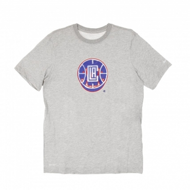 maglietta uomo nba dry tee essential chrome logo loscli DK GREY HEATHER