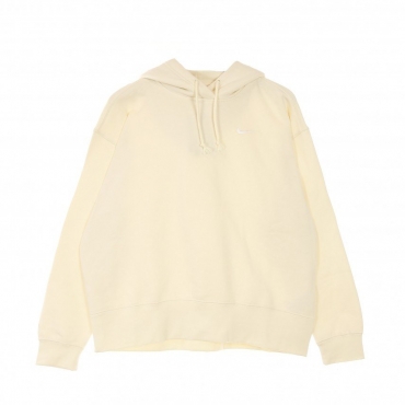 felpa cappuccio donna sportswear trend hoodie COCONUT MILK/WHITE