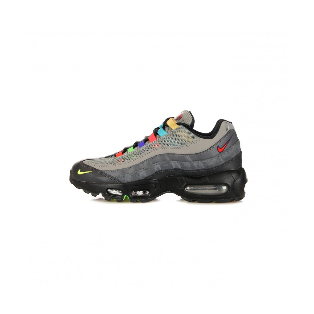 scarpa bassa uomo air max 95 se LIGHT CHARCOAL/UNIVERSITY RED/BLACK