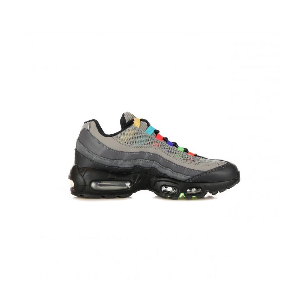 scarpa bassa uomo air max 95 se LIGHT CHARCOAL/UNIVERSITY RED/BLACK