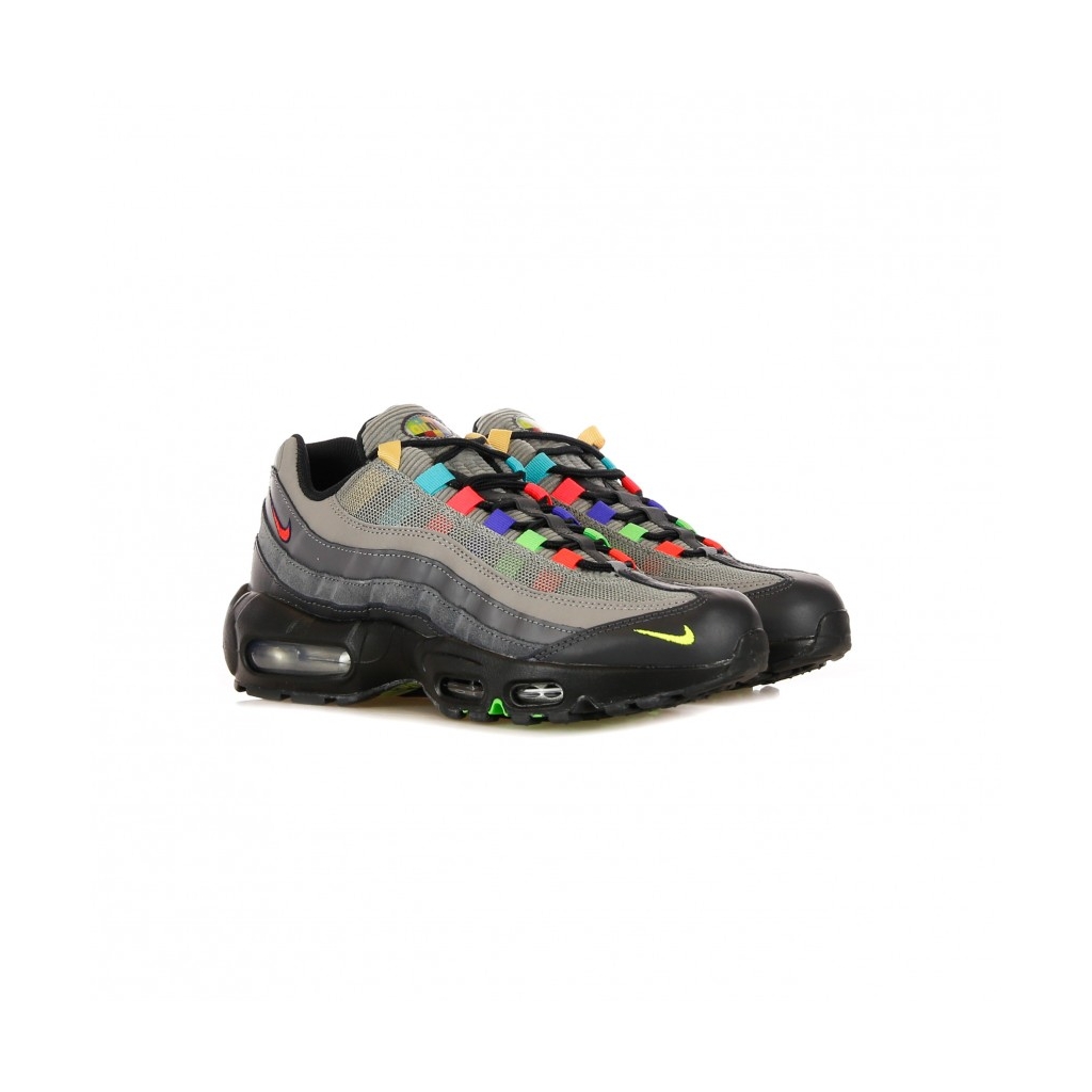 scarpa bassa uomo air max 95 se LIGHT CHARCOAL/UNIVERSITY RED/BLACK