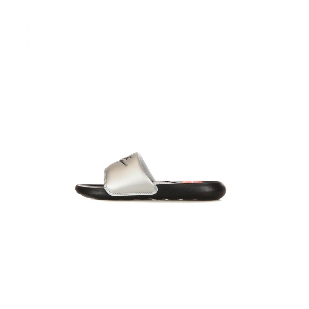 ciabatte donna w victori one slide BLACK/BLACK/METALLIC SILVER
