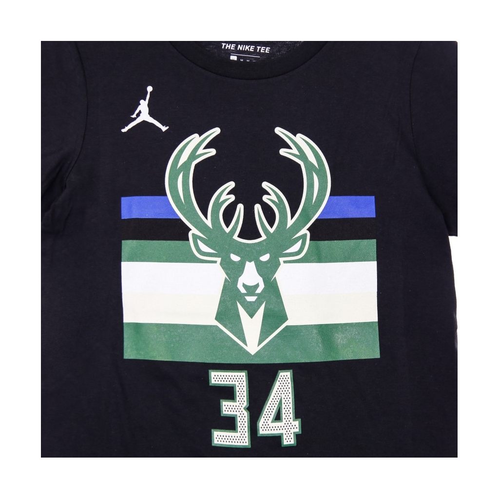 maglietta ragazzo nba number  name tee statement edition no 34 giannis antetokoumpo milbuc ORIGINAL TEAM COLORS