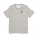 maglietta uomo club tee DK GREY HEATHER/BLACK