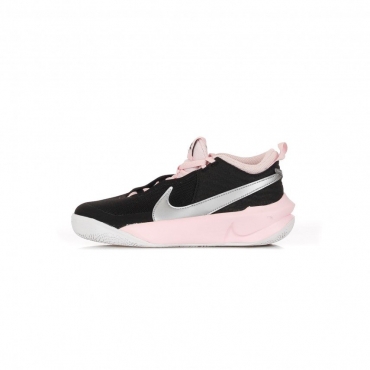 scarpa bassa ragazzo team hustle d 10 gs BLACK/METALLIC SILVER/PINK FOAM/WHITE