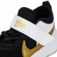 scarpa bassa ragazzo team hustle d 10 gs BLACK/METALLIC GOLD/WHITE/PHOTON DUST