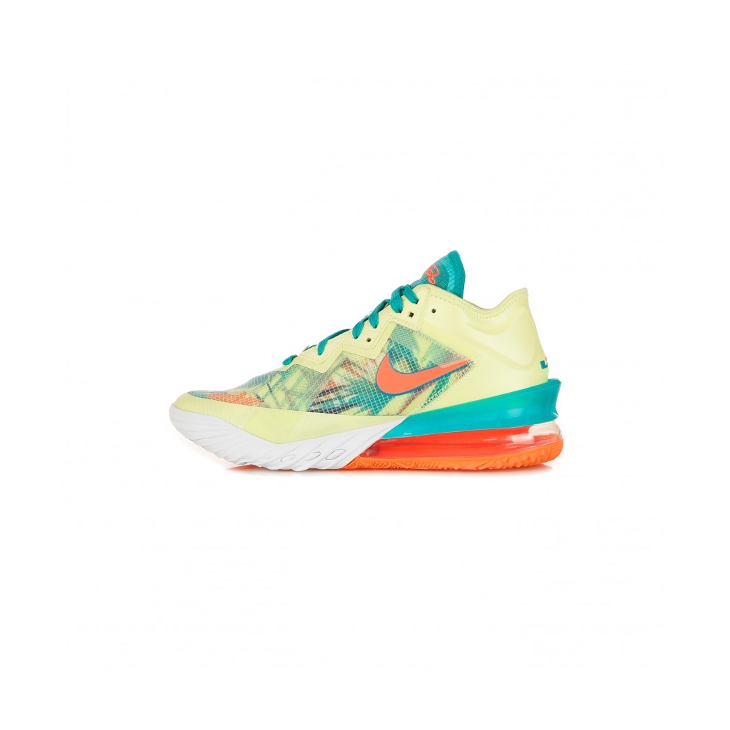 scarpa bassa uomo lebron xviii low WHITE LIME/BRIGHT MANGO/NEW GREEN