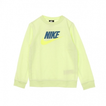 felpa girocollo ragazzo b sportswear club hybrid crew LT LIQUID LIME