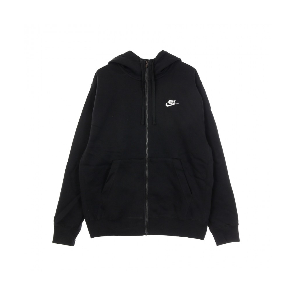 Isoleren Wonen Informeer felpa cappuccio zip uomo sportswear club hoodie BLACK/BLACK/WHITE |  Bowdoo.com