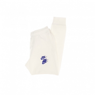 pantalone tuta leggero uomo m sportswear cuffed french terry pant world tour WHITE