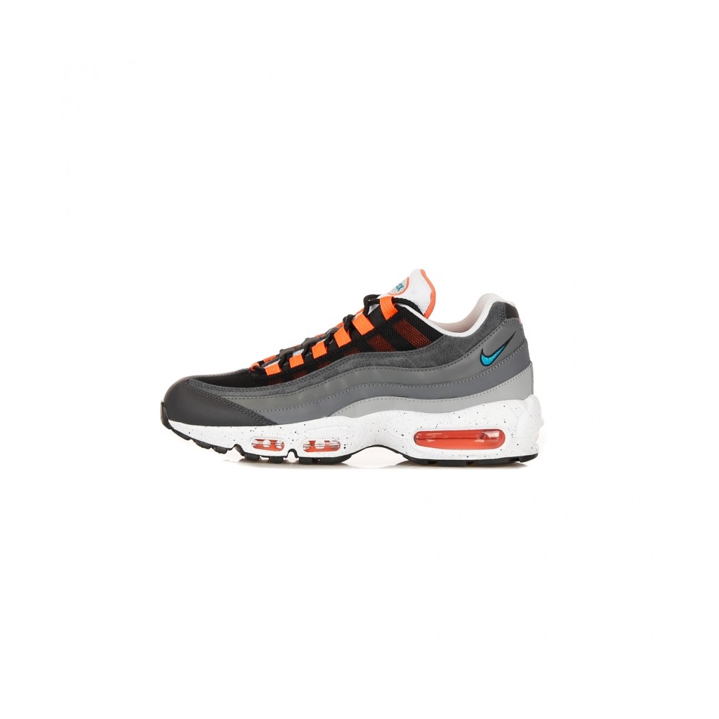 scarpa bassa uomo air max 95 BLACK/AQUAMARINE/TURF ORANGE/WHITE