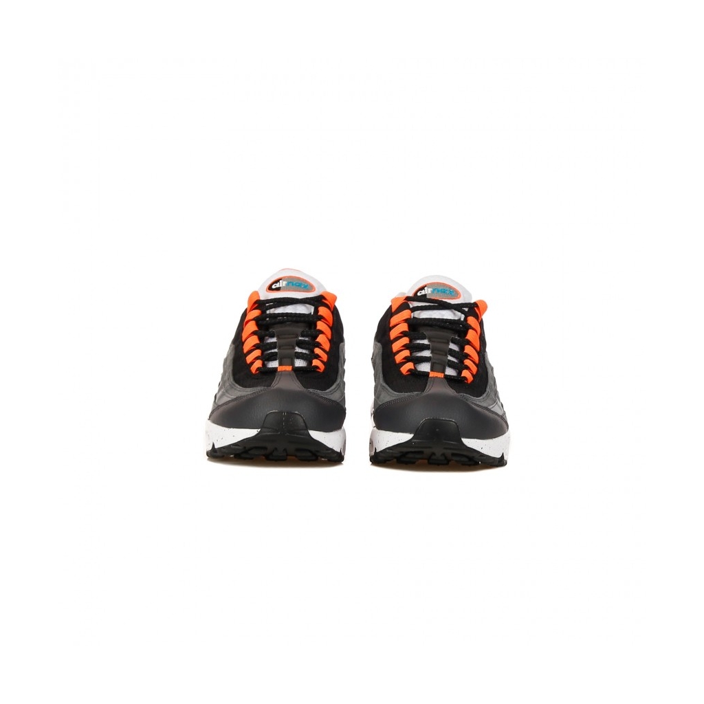 scarpa bassa uomo air max 95 BLACK/AQUAMARINE/TURF ORANGE/WHITE