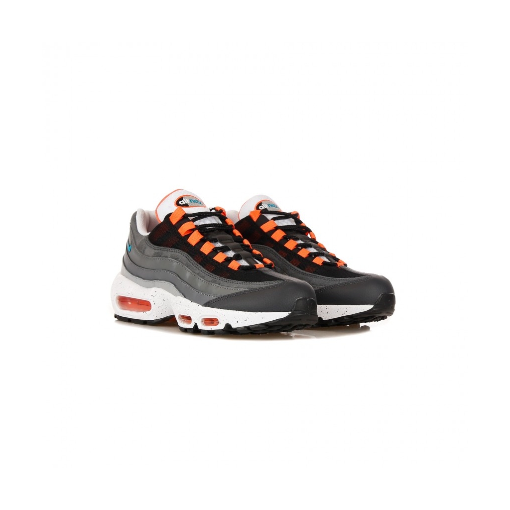 scarpa bassa uomo air max 95 BLACK/AQUAMARINE/TURF ORANGE/WHITE