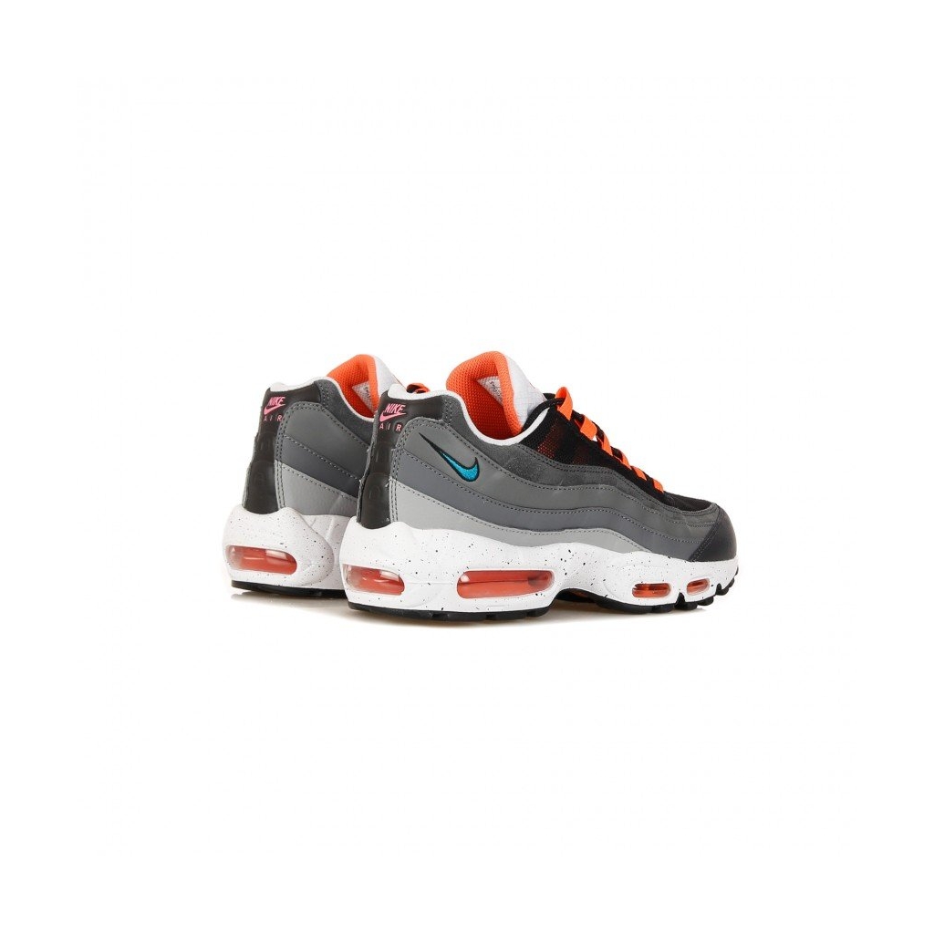 scarpa bassa uomo air max 95 BLACK/AQUAMARINE/TURF ORANGE/WHITE