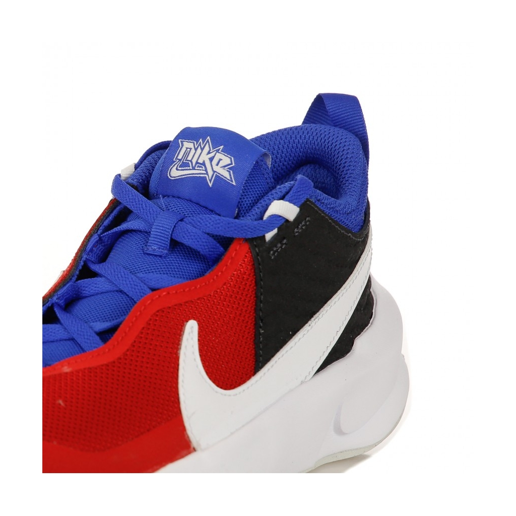 scarpa bassa ragazzo team hustle d 10 gs OFF NOIR/WHITE/UNIVERSITY RED/GAME ROYAL