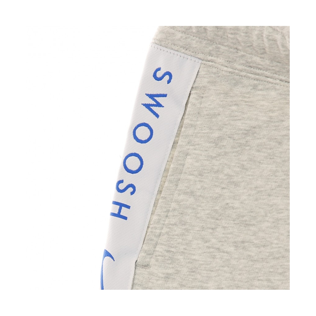 pantalone tuta leggero bambino b sportswear fleece swoosh pant GREY HEATHER/BRIGHT CRIMSON