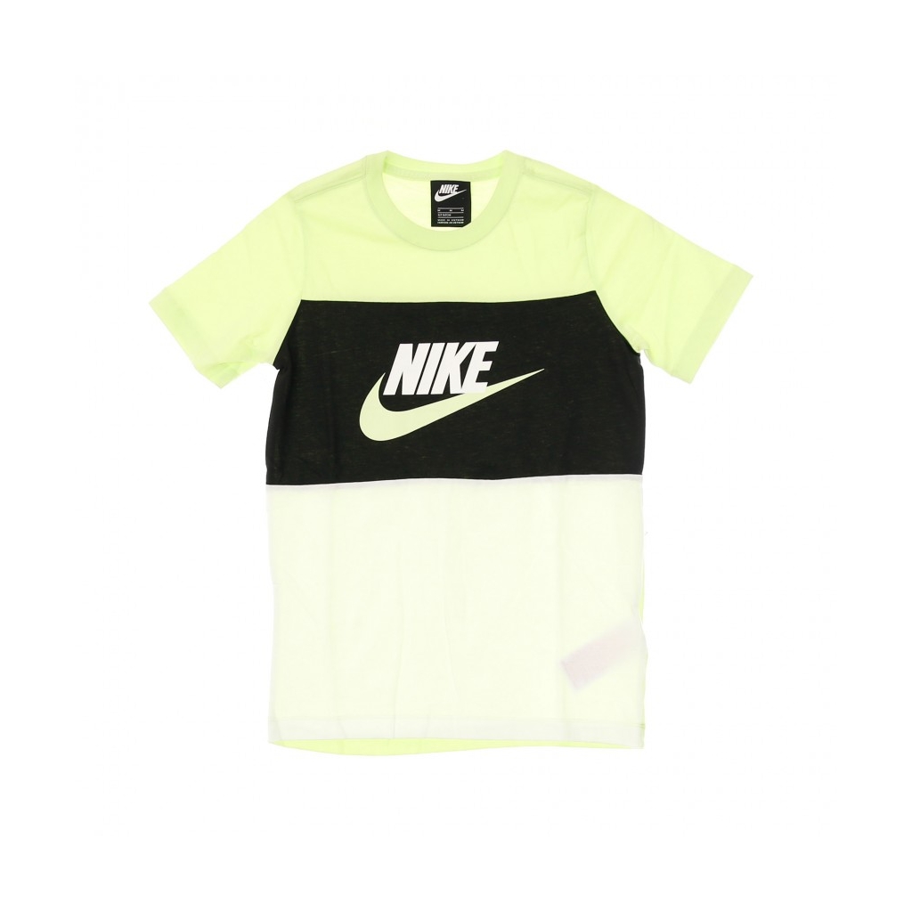 maglietta ragazzo b sportswear tee LT LIQUID LIME/BLACK/WHITE