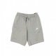 pantalone corto tuta uomo m sportswear club short jersey DK GREY HEATHER/WHITE