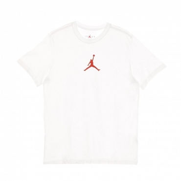maglietta uomo m jumpman dry fit ss crew WHITE/GYM RED