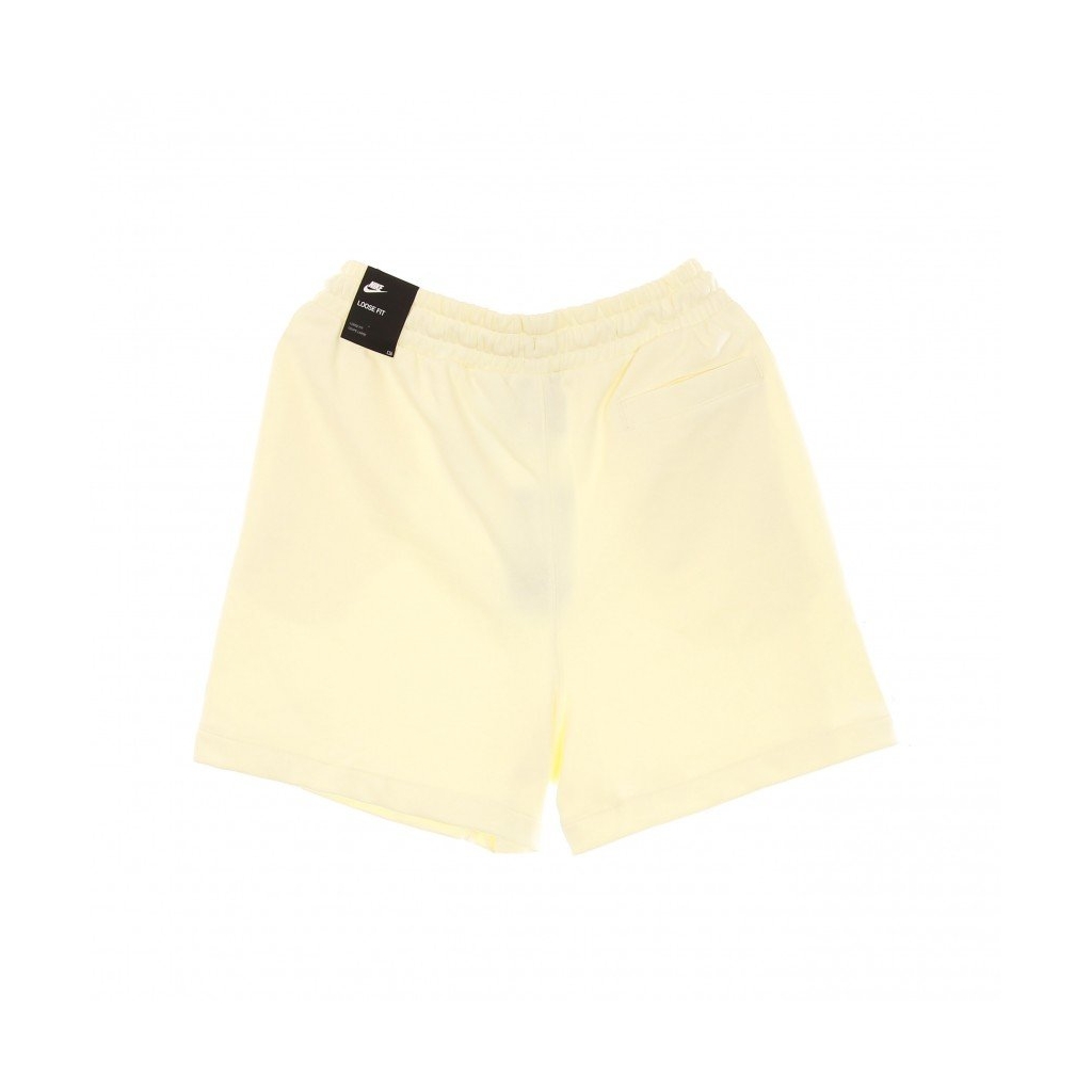 pantalone corto tuta donna w sportswear short earth day french terry COCONUT MILK/WHEAT