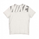 maglietta uomo sportswear short sleeve knit top seasonal BIRCH HEATHER/BLACK