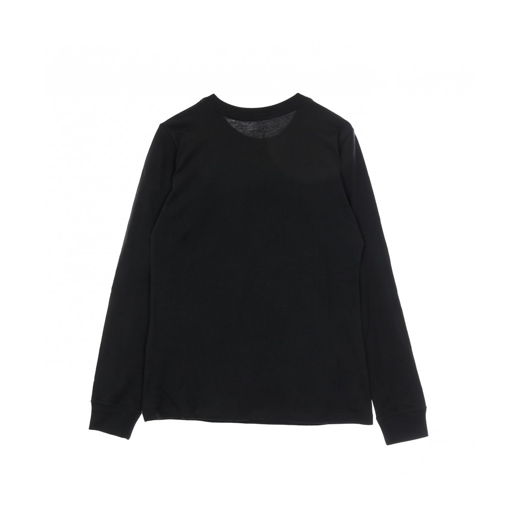 maglietta manica lunga donna w sportswear tee essential l/s icon futura BLACK/WHITE