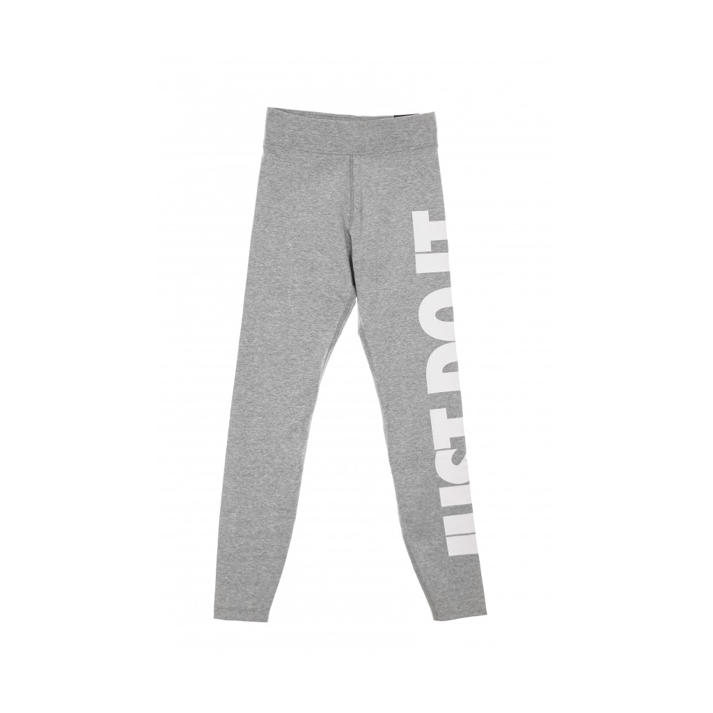 leggins donna w sportswear essential legging just do iti high rise DK GREY HEATHER/WHITE