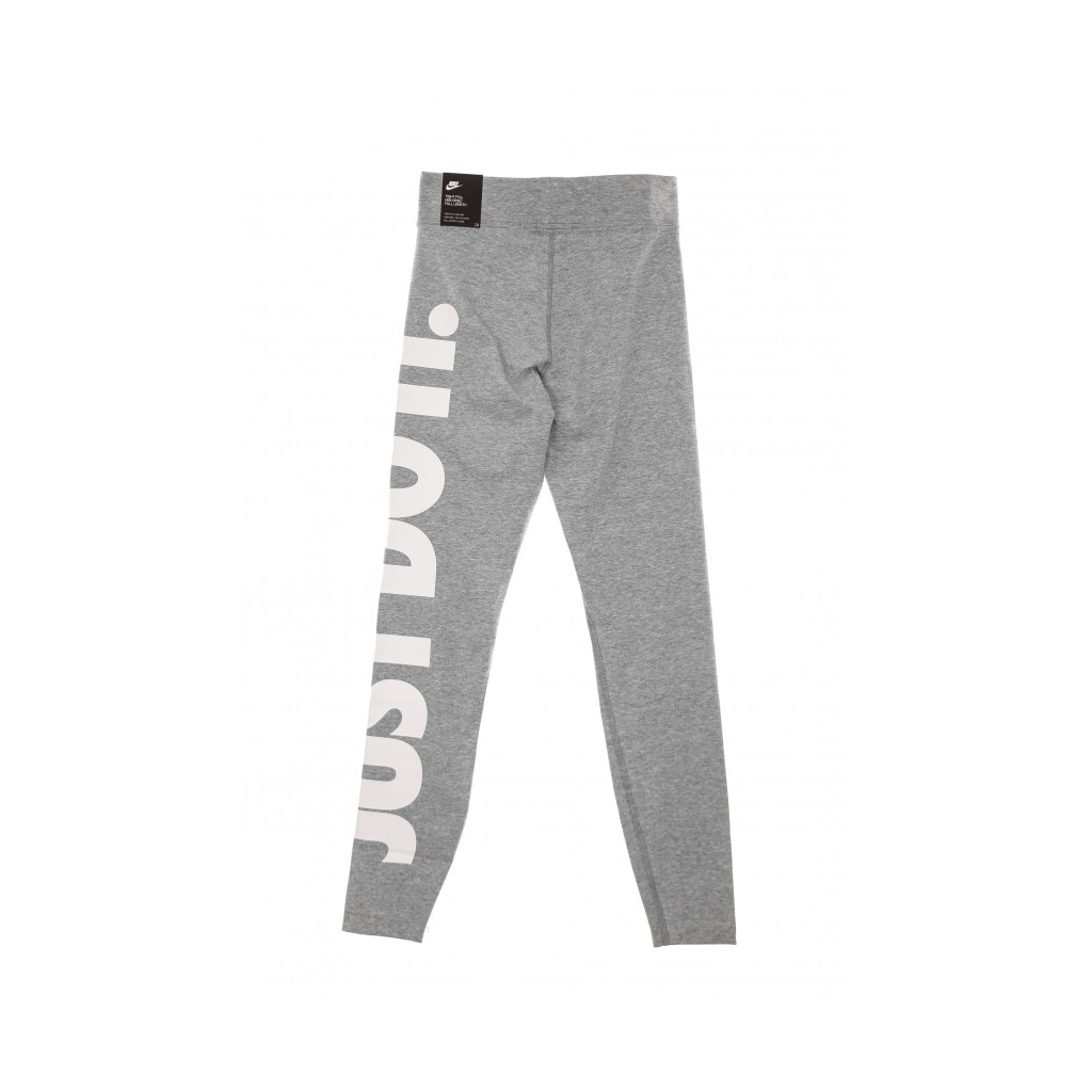 leggins donna w sportswear essential legging just do iti high rise DK GREY HEATHER/WHITE