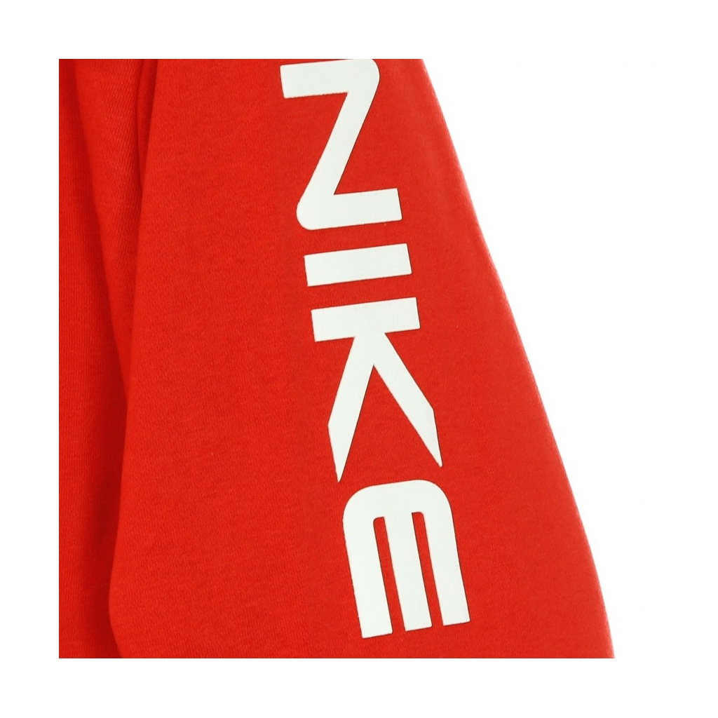felpa cappuccio zip uomo sportswear air hoodie UNIVERSITY RED/BLACK/WHITE