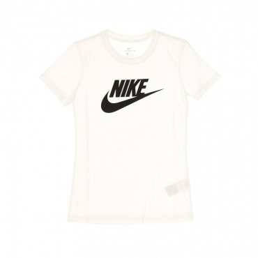 maglietta donna w sportswear tee essential icon future WHITE/BLACK