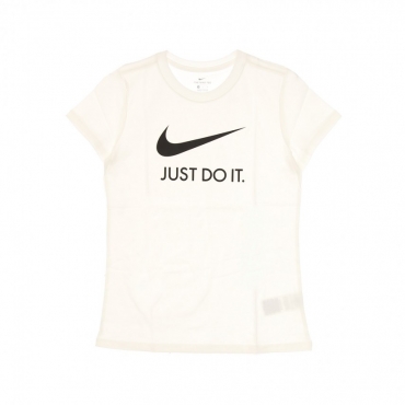 maglietta donna w sportswear tee just do it slim WHITE/BLACK