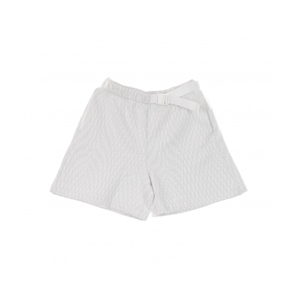 pantalone corto donna w sportswear tech pack short all over jacquard high rise WHITE/BLACK