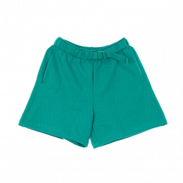 pantalone corto donna w sportswear tech pack short all over jacquard high rise NEPTUNE GREEN/BLACK