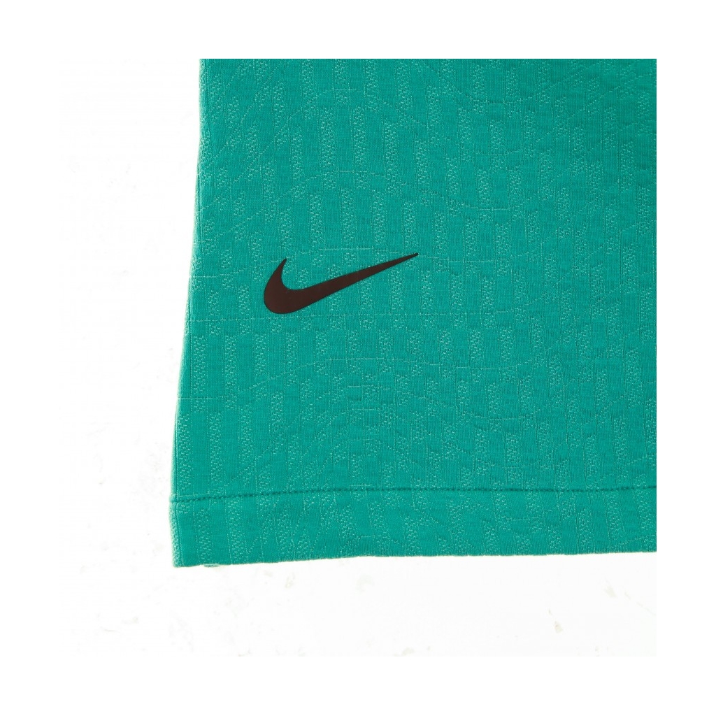 pantalone corto donna w sportswear tech pack short all over jacquard high rise NEPTUNE GREEN/BLACK